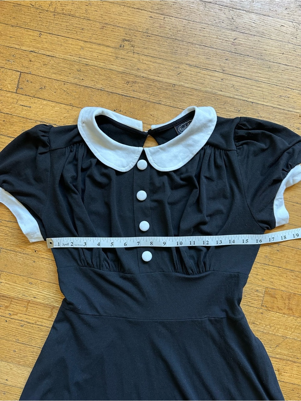 Hell Bunny Wednesday Dress - Picture 6 of 9